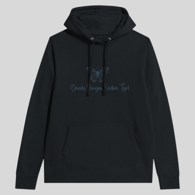 Premium Womens Pullover Hoodie Black