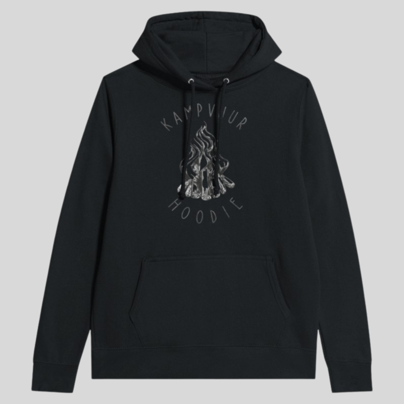 Premium Womens Pullover Hoodie Black