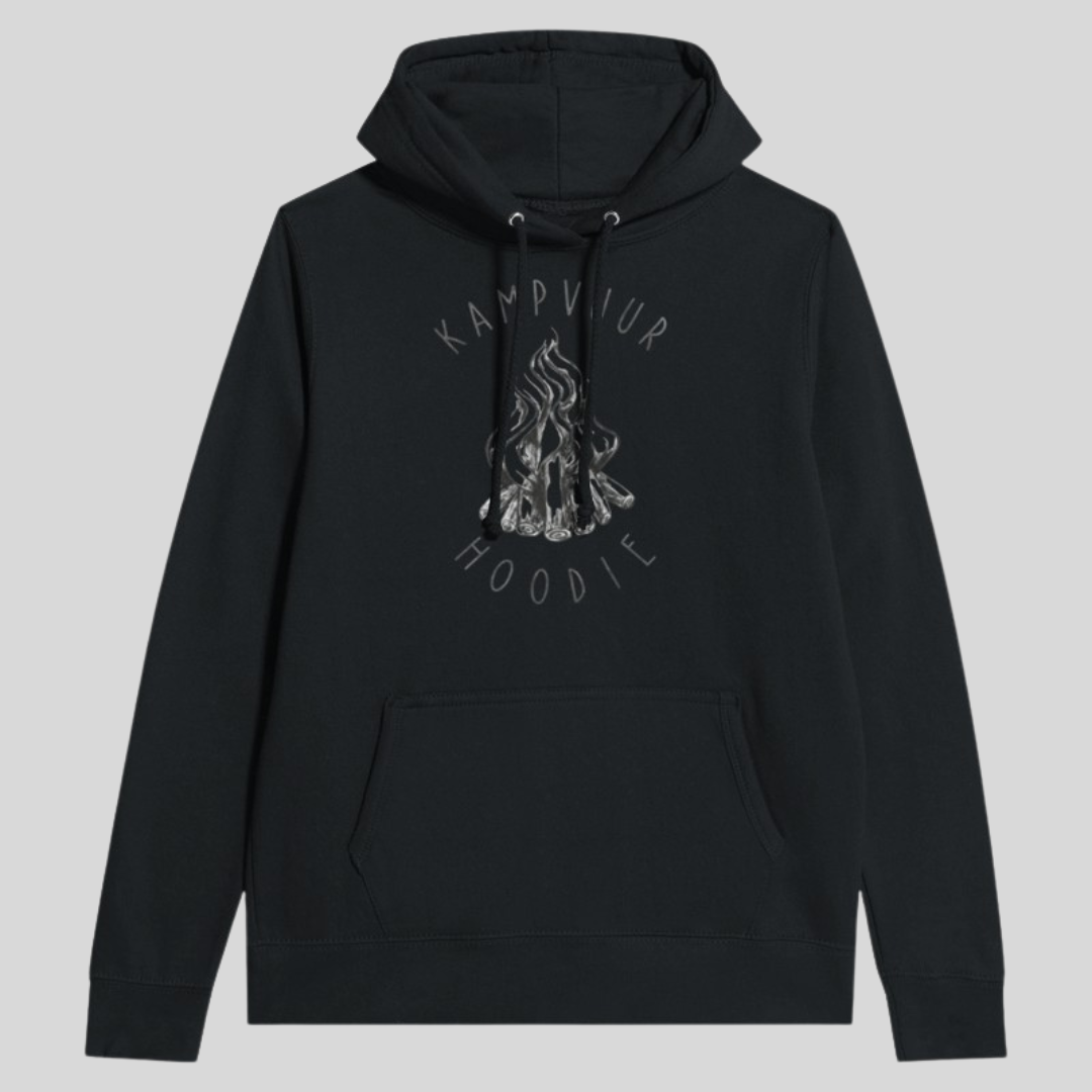 Premium Womens Pullover Hoodie Black